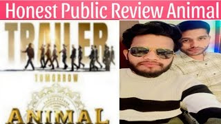 Premier Show First Day First show Animal Movie Public Review Ranbir Kapoor Movie Public Review [upl. by Nedyrb]