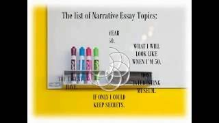 Narrative Essay Topics [upl. by Einial]