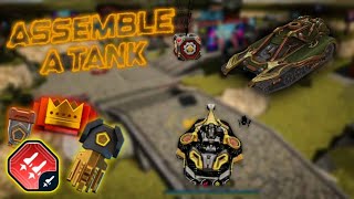 Tanki Online Assemble A Tank 2024 Minigame  The New Brand Dictator Steampunk Skin [upl. by Yema]