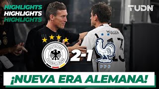 Alemania 21 Francia  HIGHLIGHTS  Amistoso Internacional  TUDN [upl. by Diannne]