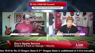 NFL Football Picks Predictions Week 11 College Football Week 12 Gridiron 6 Pack Docs Sports [upl. by Hars703]