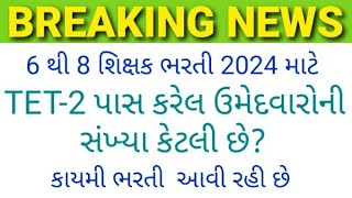 vidhyasahayak bharti 2024 tet 2 pass candidate kayami shikshak bharti letest news  prakash vasava [upl. by Lokcin280]