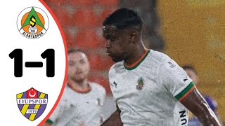 Alanyaspor Vs Eyüpspor 11 All Goals Results Extended Highlights amp Analysis [upl. by Caroline564]