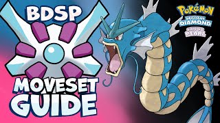 How to use GYARADOS GYARADOS Moveset Guide Pokemon Brilliant Diamond and Shining Pearl [upl. by Iruahs]