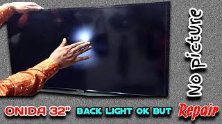 Onida led tv repair display no picture problem solve [upl. by Fantasia]