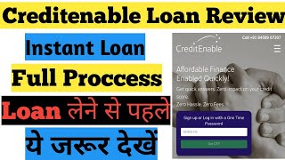 creditenable review  creditenable loan  creditenable instant loan [upl. by Yablon55]