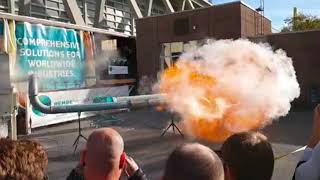 Combustible Dust Explosion Slow Motion Demo [upl. by Bast]