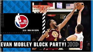 Evan Mobley BLOCK PARTY for the Cleveland Cavaliers 🛑 💪 [upl. by Nwahsor254]