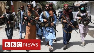 Taliban quotshooting protestersquot as thousands try to flee Afghanistan  BBC News [upl. by Volney]