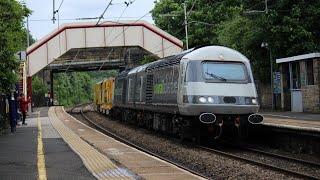 Railadventure 43468 And 43480 At Cramlington On 6Z44 Worksop Down Yard To Kilwinning Up Goods Loop [upl. by Oilenroc]