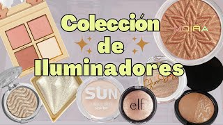 TE MUESTRO MI COLECCIÓN DE ILUMINADORES ✨ Beauty Creations Adara Paris Moira Italia Deluxe✨ [upl. by Wayland]