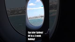 Leaving Sydney For a Big Holiday planes holiday nsw sydney australia [upl. by Mirth42]