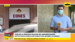 Vuelve presencialidad en universidades [upl. by Mungam]