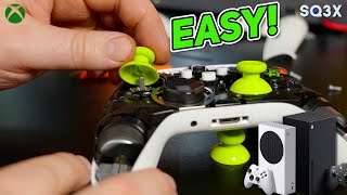 HOW TO REPLACE DAMAGED THUMBSTICKS 🎮 Xbox Series XS Controllers 🔥 EASY [upl. by Thurlow]