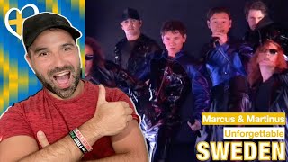 Reaction 🇸🇪 Marcus amp Martinus  Unforgettable  Eurovision 2024 Sweden [upl. by Rednal]