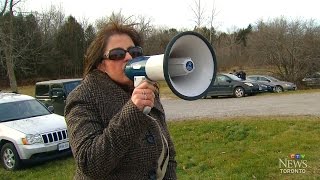 Animal rights activists protest at Bowmanville Zoo [upl. by Jesher198]