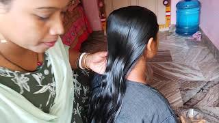 Hair oiling and lice combing [upl. by Eselahs]