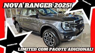 NOVA RANGER LIMITED 2025 COM PACOTE ADICIONAL [upl. by Boyt]