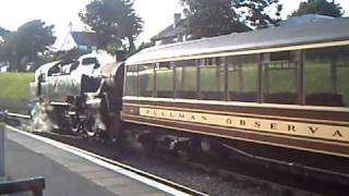 Swanage steam train Devon Belle [upl. by Ansaev]