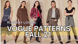 VOGUE Fall 2021 SEWING PATTERNS Release  Designer Inspiration [upl. by Acired]