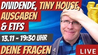 💸 DIVIDENDE TINY HOUSE Haushaltsbuch Versicherungen passives Einkommen deine Fragen und mehr 💸 [upl. by Ansaev]