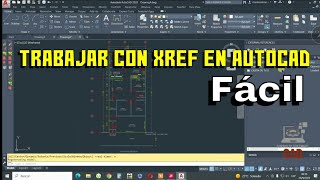 Xref como funcionan en Autocad [upl. by Alodee394]