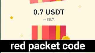 Binance red packet code today  red packet code in binance today [upl. by Ecinrahs]