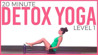 20 minute Yoga for Detox and Digestion Level 1 [upl. by Siradal]