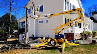 HOW TO USE HAULOTTE 3522a Boom Lift [upl. by Asetal]