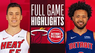 HEAT at PISTONS  FULL GAME HIGHLIGHTS  March 17 2024 [upl. by Obadiah]