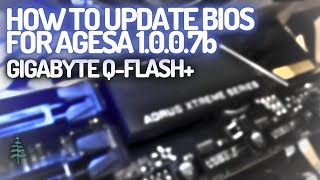 How To Update AM5 BIOS To Enable DDR5 Above 6400MTs Gigabyte X670E QFlash Tutorial AGESA 1007b [upl. by Nosyrb]