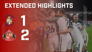 Extended Highlights  Luton Town 1  2 Sunderland AFC [upl. by Nyladnewg]