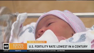 US fertility rate lowest its been in a century [upl. by Light]