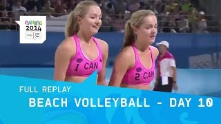 Beach Volleyball  Womens Bronze amp Gold Medal  Full Replay  Nanjing 2014 Youth Olympic Games [upl. by Kippar]