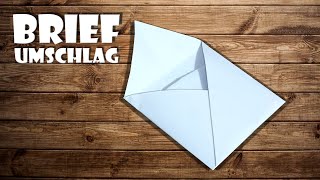 Briefumschlag falten Geschenkkartenumschlag falten  origami envelope DIY craft [upl. by Nitsugua]