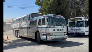 Greyhound Bus GM Scenicruiser PD4501 General Motors Coach  GMC Truck and Coach Division [upl. by Arahc]