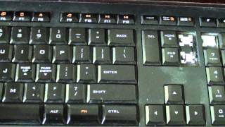 How to Enable Scroll Lock on the Logitech Keyboard [upl. by Ynattib]