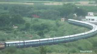 Howrah Duronto amp Tirupati Exp Making U turn [upl. by Jareb]