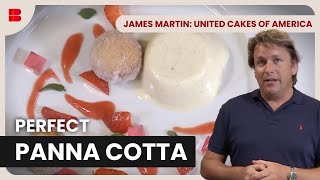 Easy Buttermilk Panna Cotta Recipe  James Martin United Cakes of America [upl. by Derdlim]