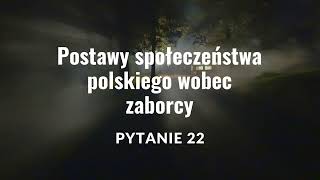 Postawy społeczeństwa polskiego wobec zaborcy  Dziady cz 3 Matura ustna 2025 [upl. by Danuloff]