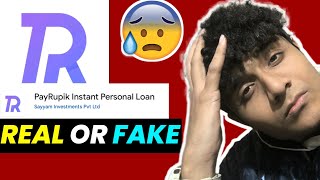 Pay Rupik Loan App Real Or Fake Pay Rupik Loan App Review😰 instantloanapp loanapp [upl. by Florri]