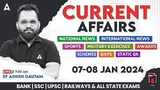 78 JANUARY CURRENT AFFAIRS 2024  ALL EXAMS IMP CURRENT AFFAIRS  ASHISH GAUTAM SIR [upl. by Enyamert949]