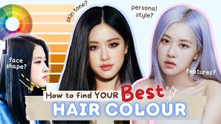 Best HAIR COLOUR For Your Face its more than just SKIN TONE Facial Features amp Structure Style [upl. by Alleinnad]