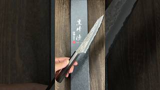 Yu Kurosaki Aogami Super Hammered KOKUSENEI Petty KnifeUtility 150mm with Full Ebony Handle [upl. by Langsdon]