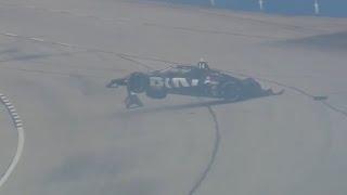 2021 Sebastien Bourdais airborne crash  Texas [upl. by Eiclek]