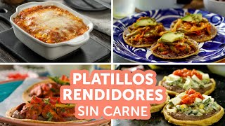 Platillos rendidores sin carne  Kiwilimón [upl. by Lain]