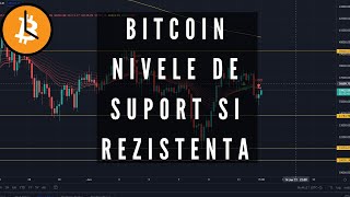 Bitcoin nivele importante de suport si rezistenta [upl. by Iahc]