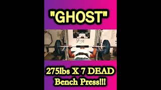 275LBS X 7 DEAD PIN BENCH PRESS💪🏿💪🏿💪🏿motivation gymrat gymratchallenge [upl. by Gordie]