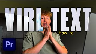 How to Create VIRAL DIFFERENCE Text Effect in Premiere Pro 2024 [upl. by Samled]