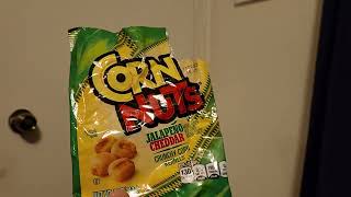 Corn Nuts Jalapeño Cheddar Review [upl. by Yenattirb]